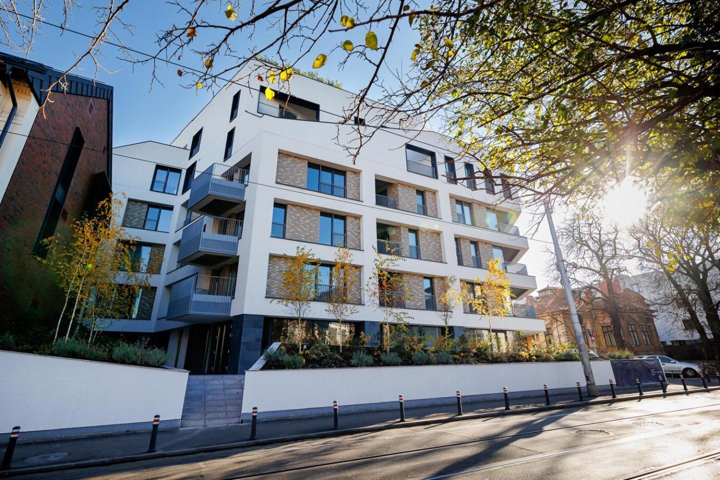 The Corner Luxe Apartment Boekarest Buitenkant foto