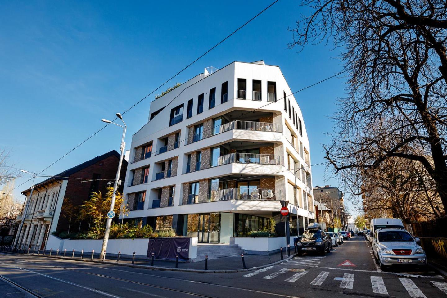 The Corner Luxe Apartment Boekarest Buitenkant foto